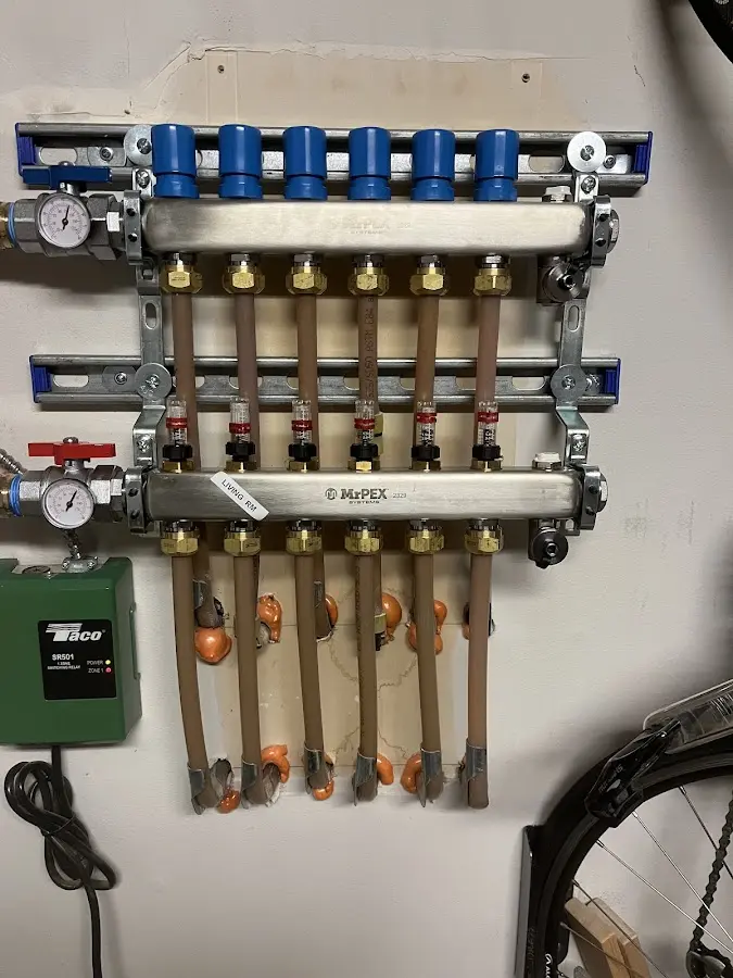 Plumber performing Leak Detection at a residential property in Callender